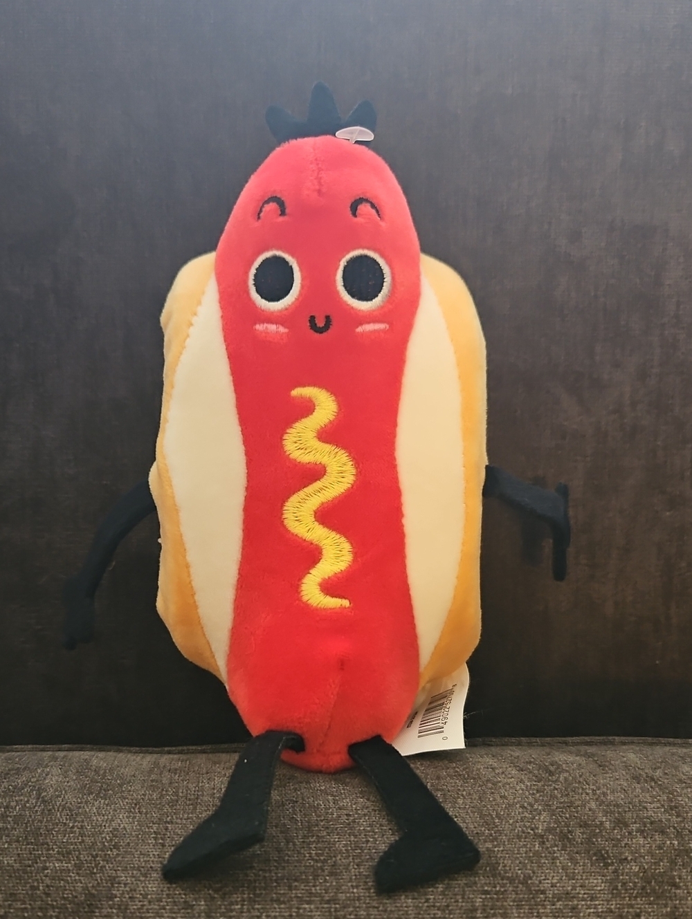 Fidget Hotdog With Mustard Collectible Plush